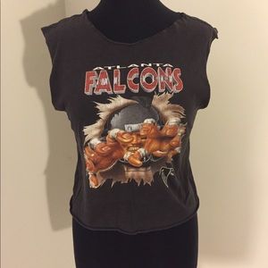 Vintage Falcons crop top